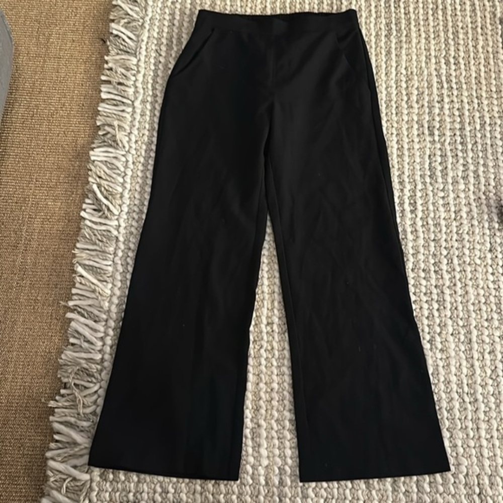 Black wide leg‎ trousers size L